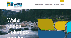 Desktop Screenshot of blog.yourwatercolorado.org